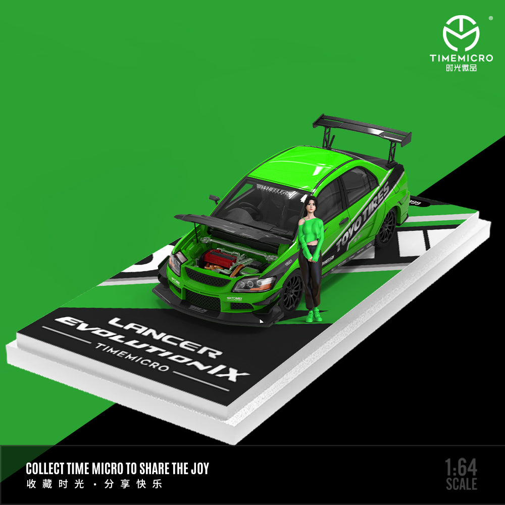 Mitsubishi Lancer Evolution 9 Green Devil - Time Micro (POR PEDIDO)