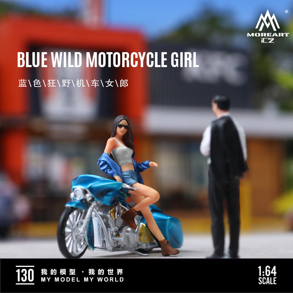 Moto Blue Wild Figura - MoreART (BAJO PEDIDO)