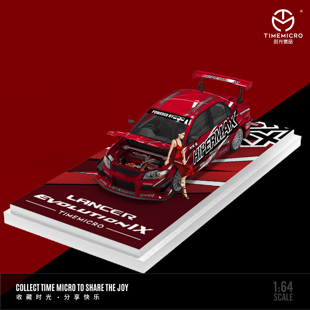 Mitsubishi Lancer Evolution´HyperMax Rojo - Time Micro (POR PEDIDO)