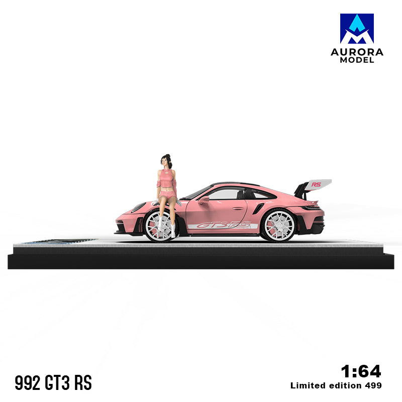 Porsche 992 GT3 RS Pink- Aurora Model (POR PEDIDO)