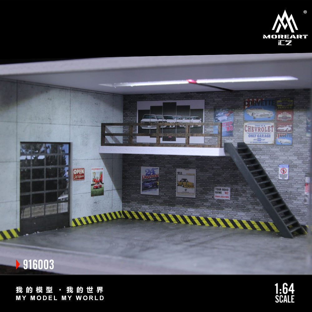 Mini Garage Diorama - MoreART (BAJO PEDIDO)