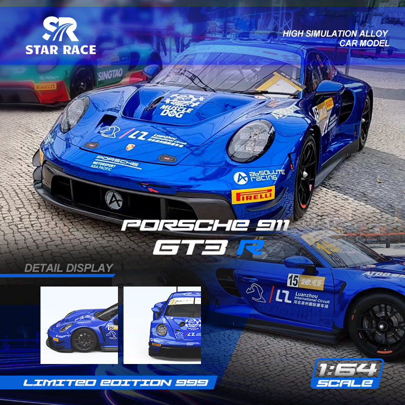 Porsche 911 GT3 Blue - Star Race (POR PEDIDO)