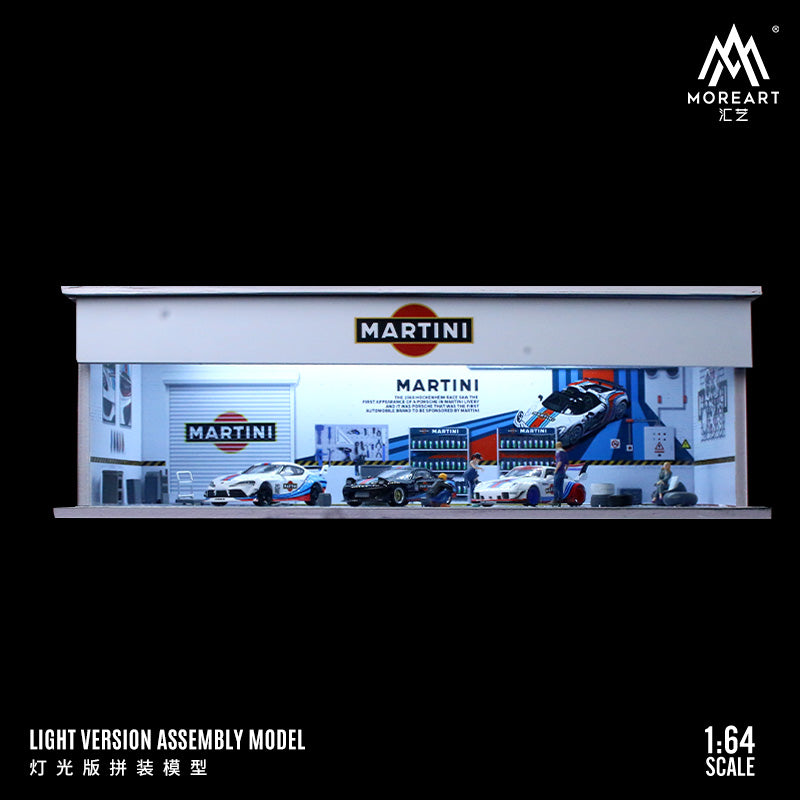 Parqueo Talleres Falken y Martini Diorama - MoreART (BAJO PEDIDO)