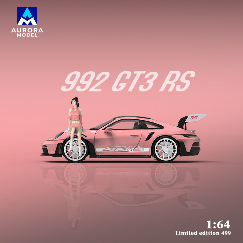 Porsche 992 GT3 RS Pink- Aurora Model (POR PEDIDO)
