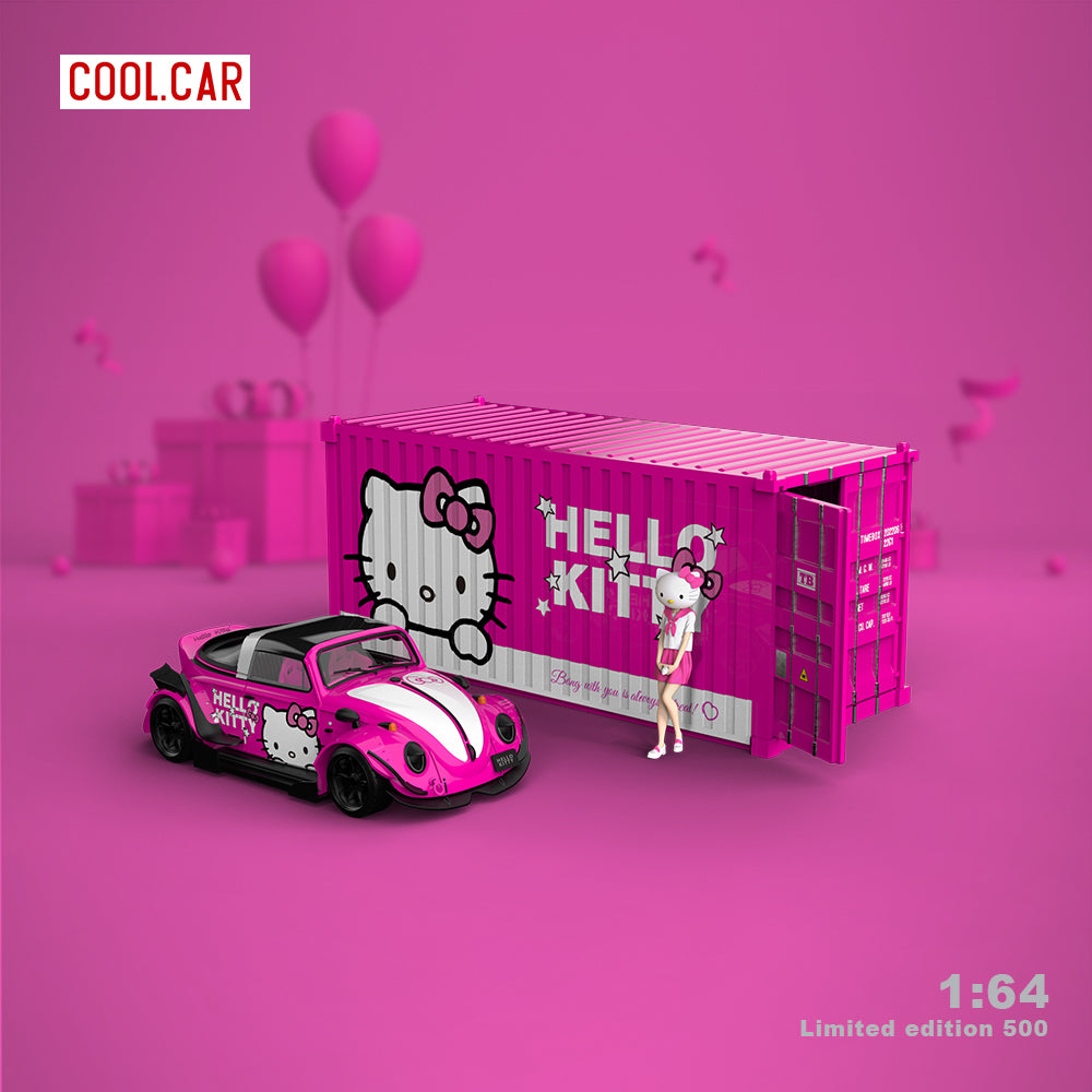 Volkswagen Bettle Hellow Kitty Violetl Car (POR PEDIDO)