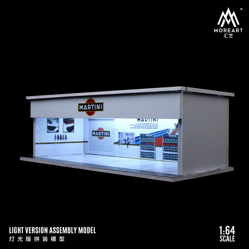 Parqueo Talleres Falken y Martini Diorama - MoreART (BAJO PEDIDO)