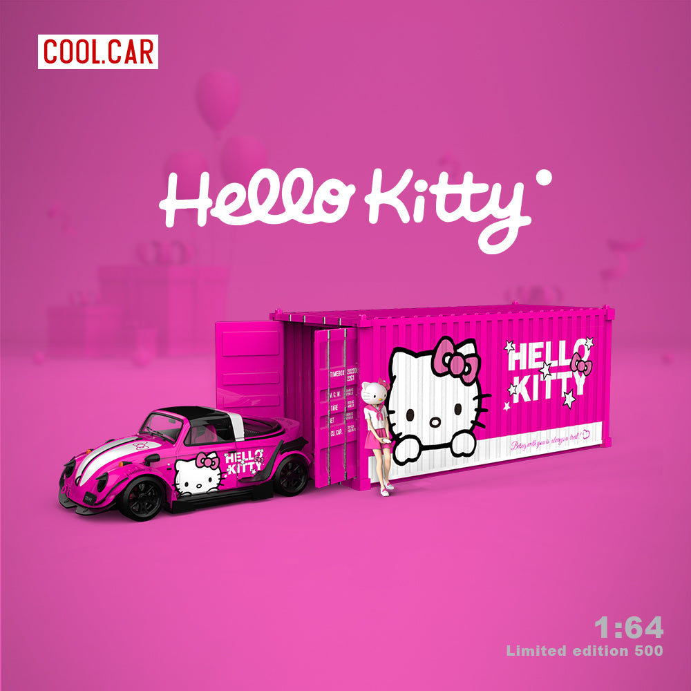 Volkswagen Bettle Hellow Kitty Violetl Car (POR PEDIDO)
