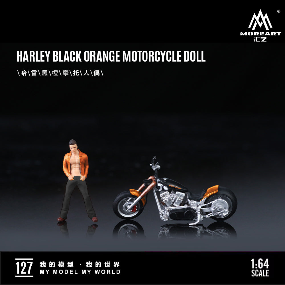 Moto Harley Davidson Orange Figura - MoreART (BAJO PEDIDO)