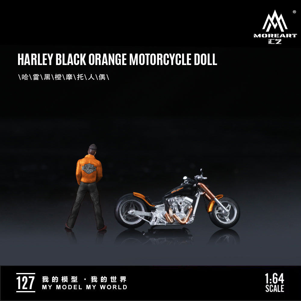 Moto Harley Davidson Orange Figura - MoreART (BAJO PEDIDO)