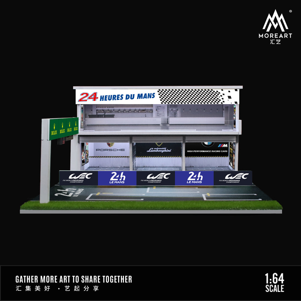 24 Horas Lemans Paddock Diorama - MoreART (BAJO PEDIDO)