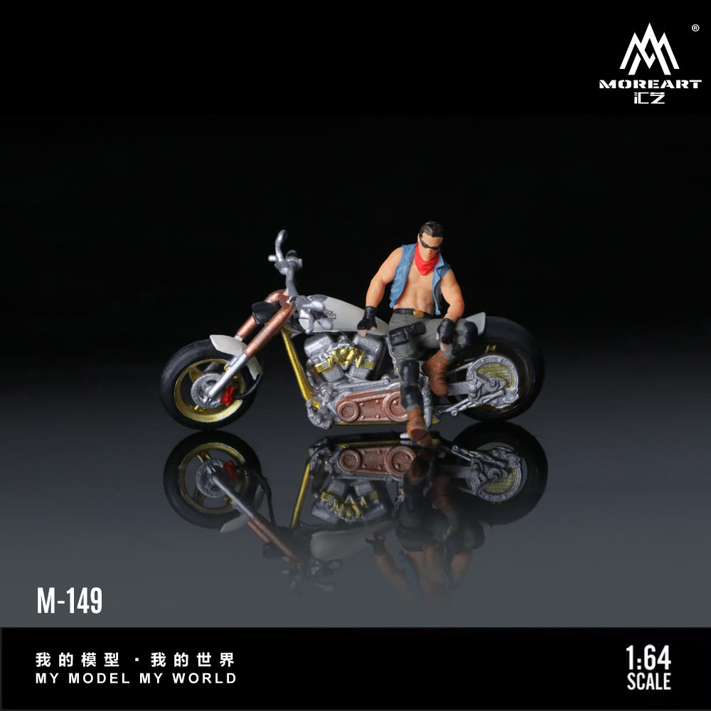 Moto Harley Davidson White Trendy Figura - MoreART (BAJO PEDIDO)