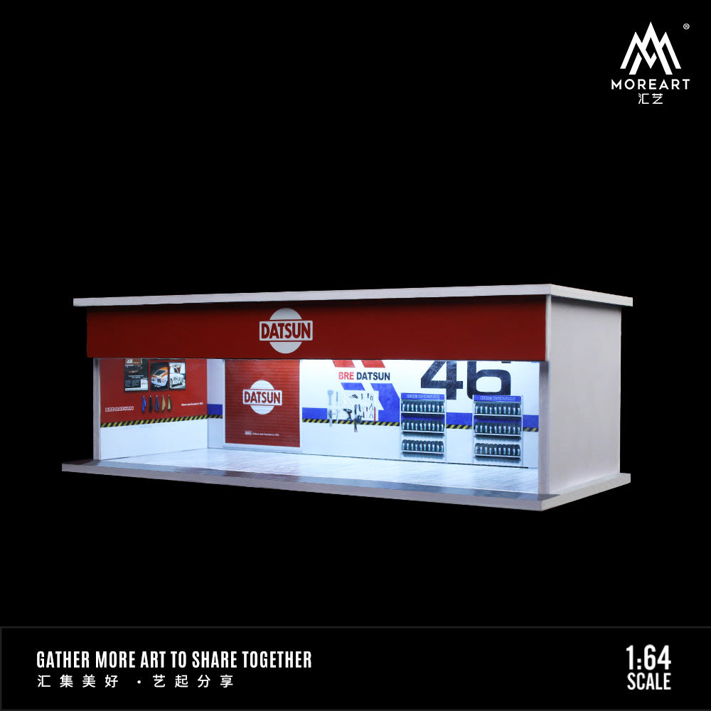 Parqueo Tallere Datsun y Lotus Diorama - MoreART (BAJO PEDIDO)