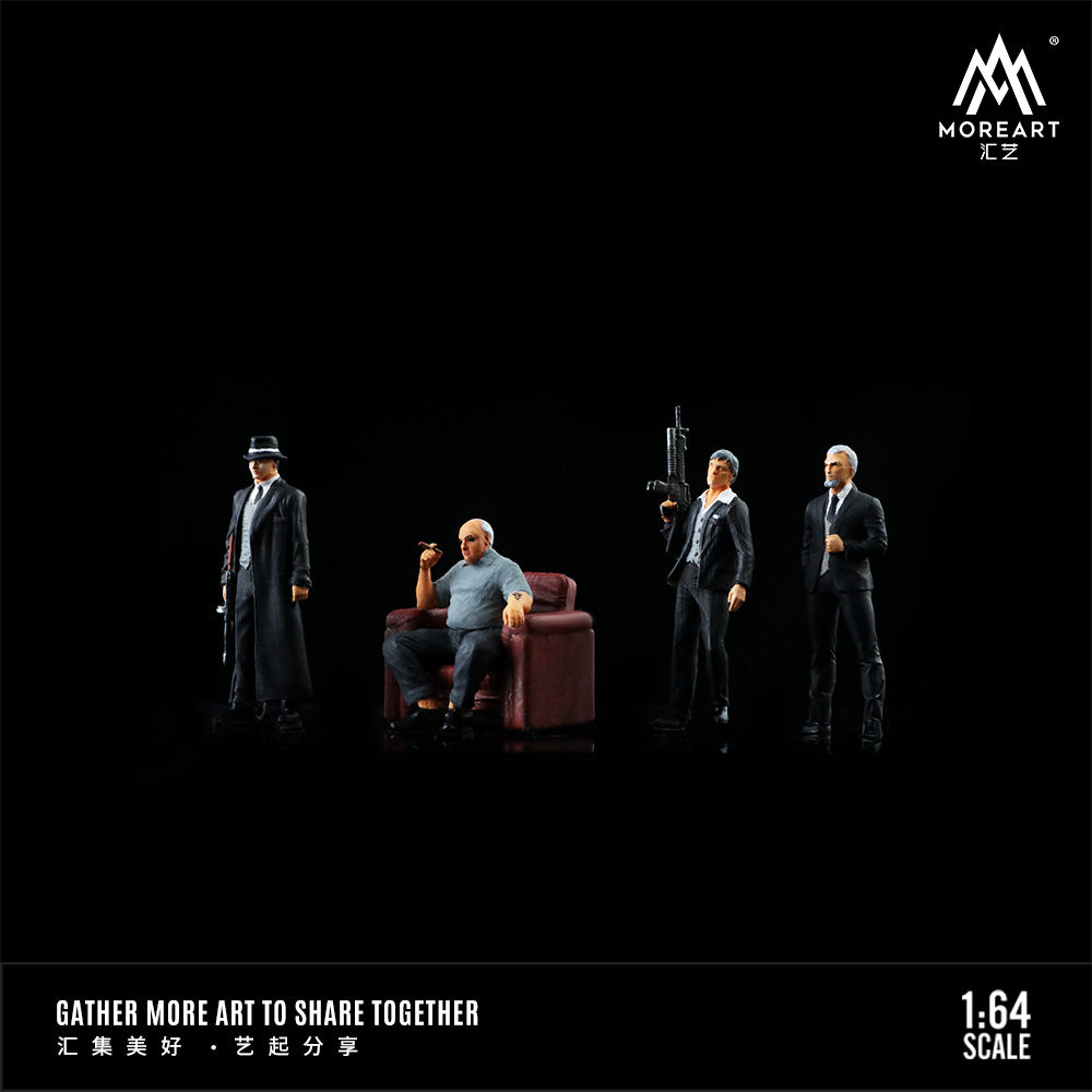 Set de 4 Figuras Gang Boss - MoreART (BAJO PEDIDO)