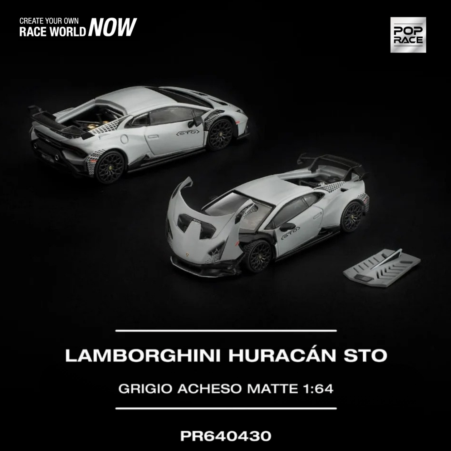 Lamborghini Huracan Sto Grigio Acheso Matte (PRE ORDEN)