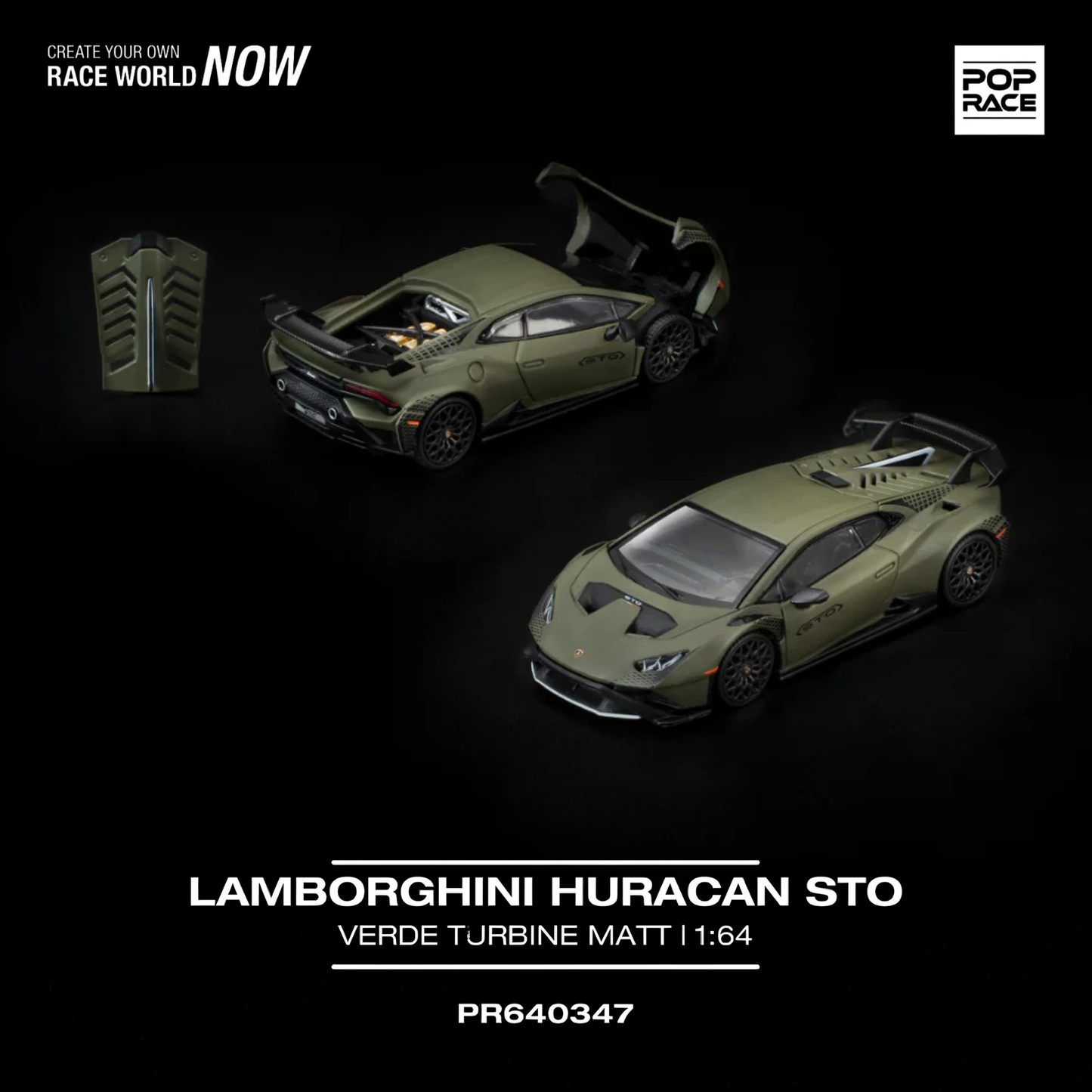 Lamborghini Huracan STO - Verde Turbine Matt (PRE ORDEN)