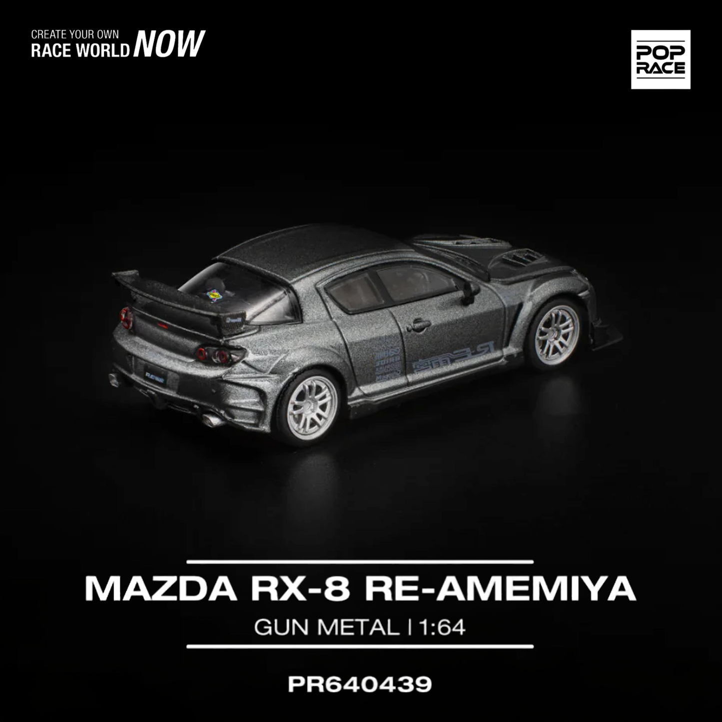 Mazda RX-8 RE-Amemiya Gun Metal (PRE ORDEN)