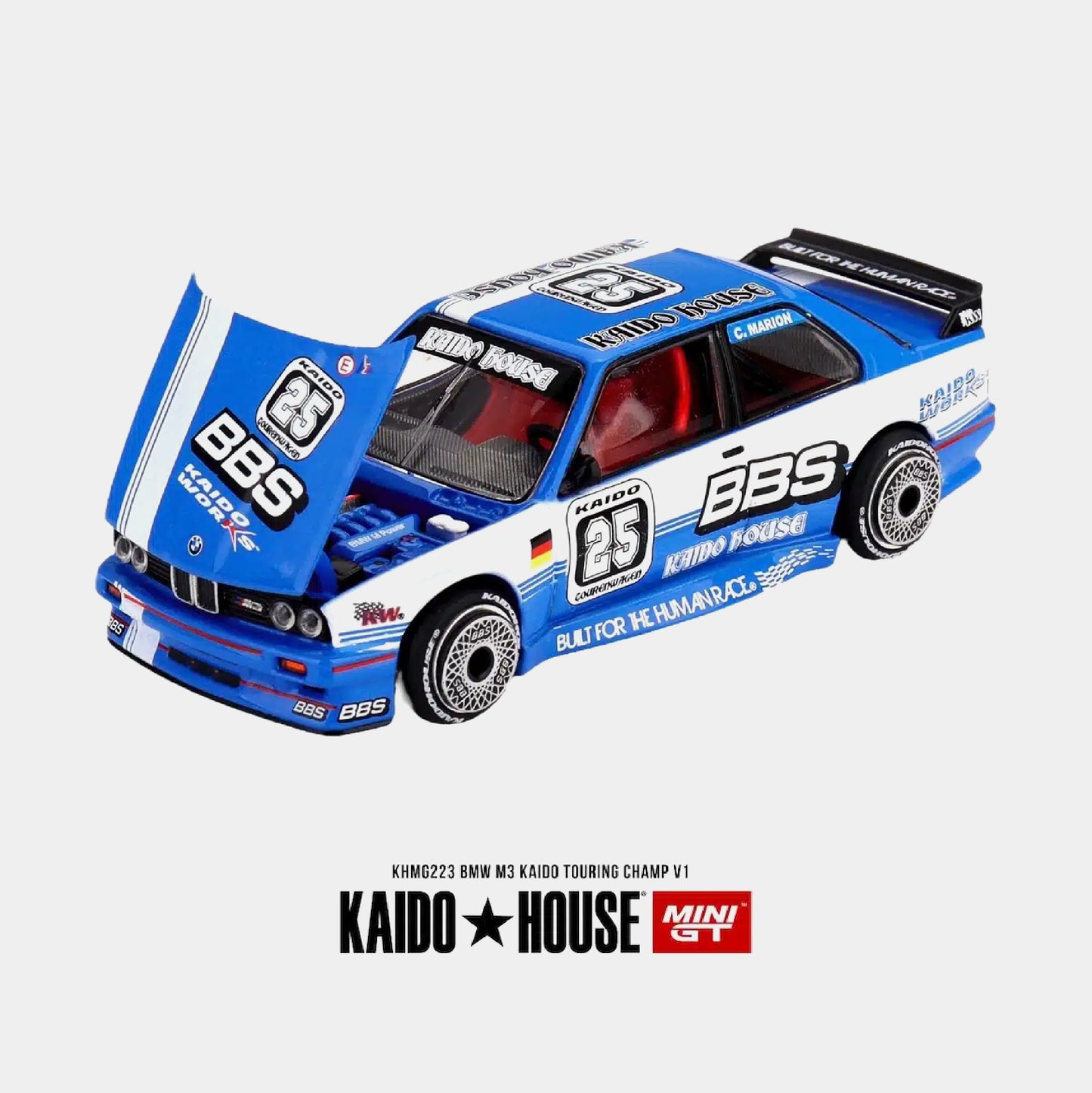 BMW M3 Kaido Touring Champ V1 - Mini GT x Kaido House (PRE ORDEN)