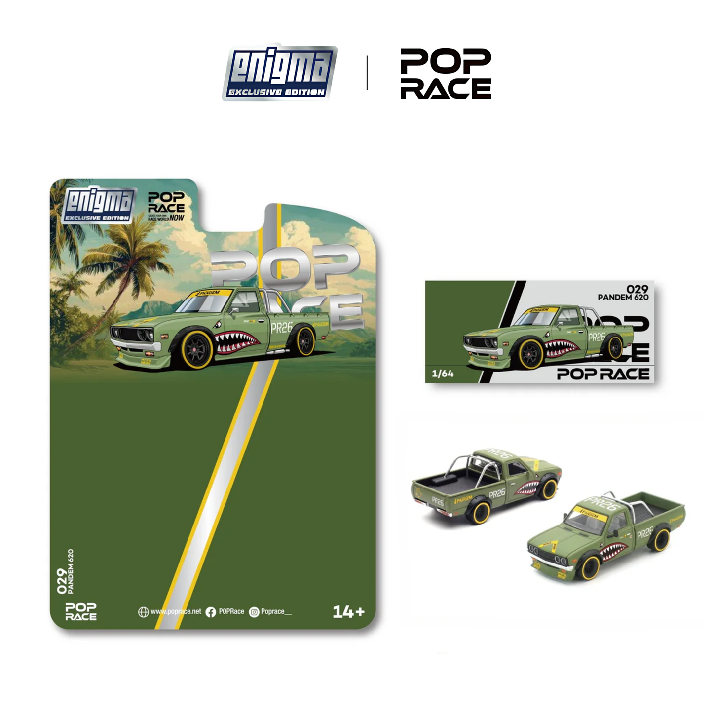 Pandem 620 Fighter Green - Enigma Exclusive (PRE ORDEN)