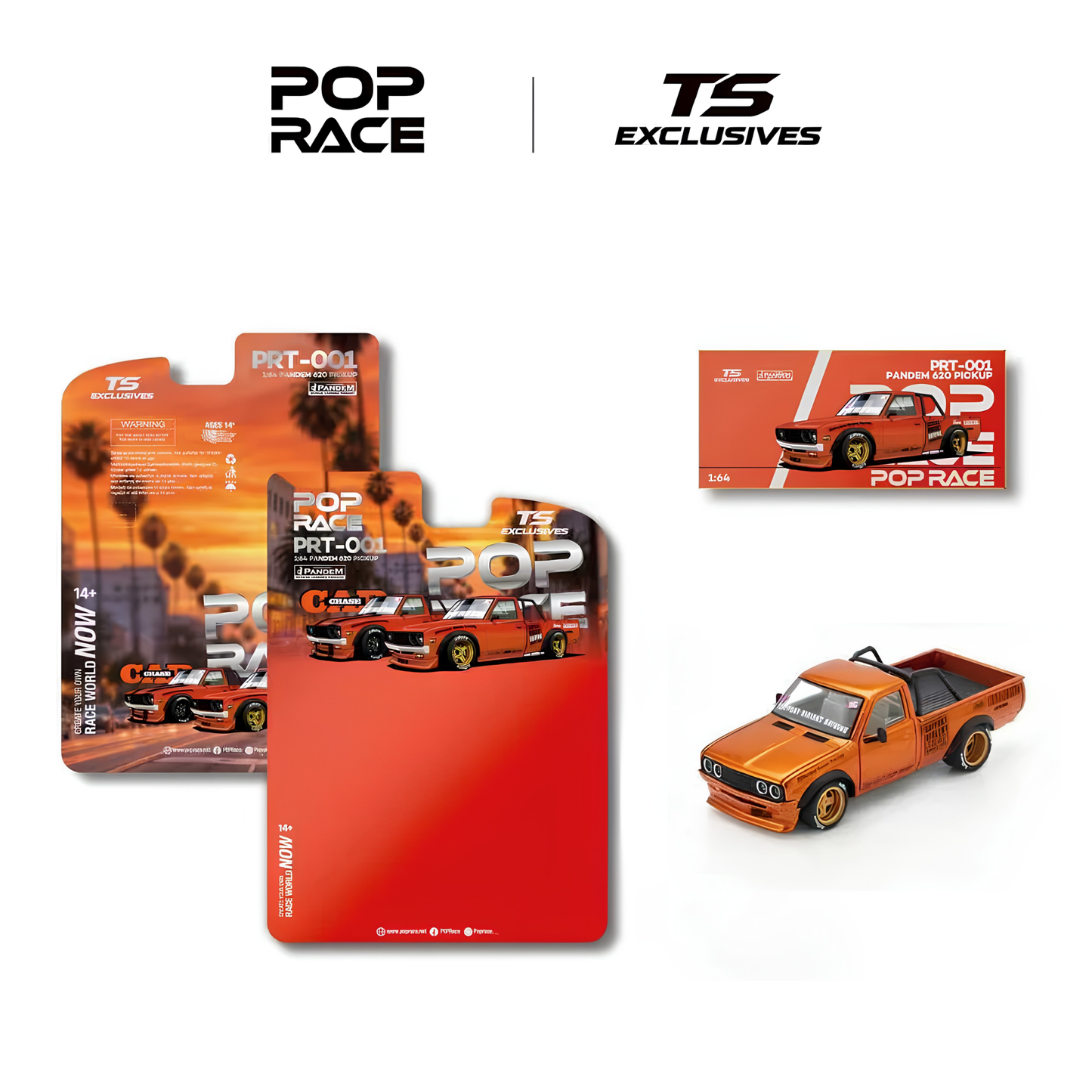 Pandem 620 Pickup - Orange Chrome TS Exclusives (PRE ORDEN)