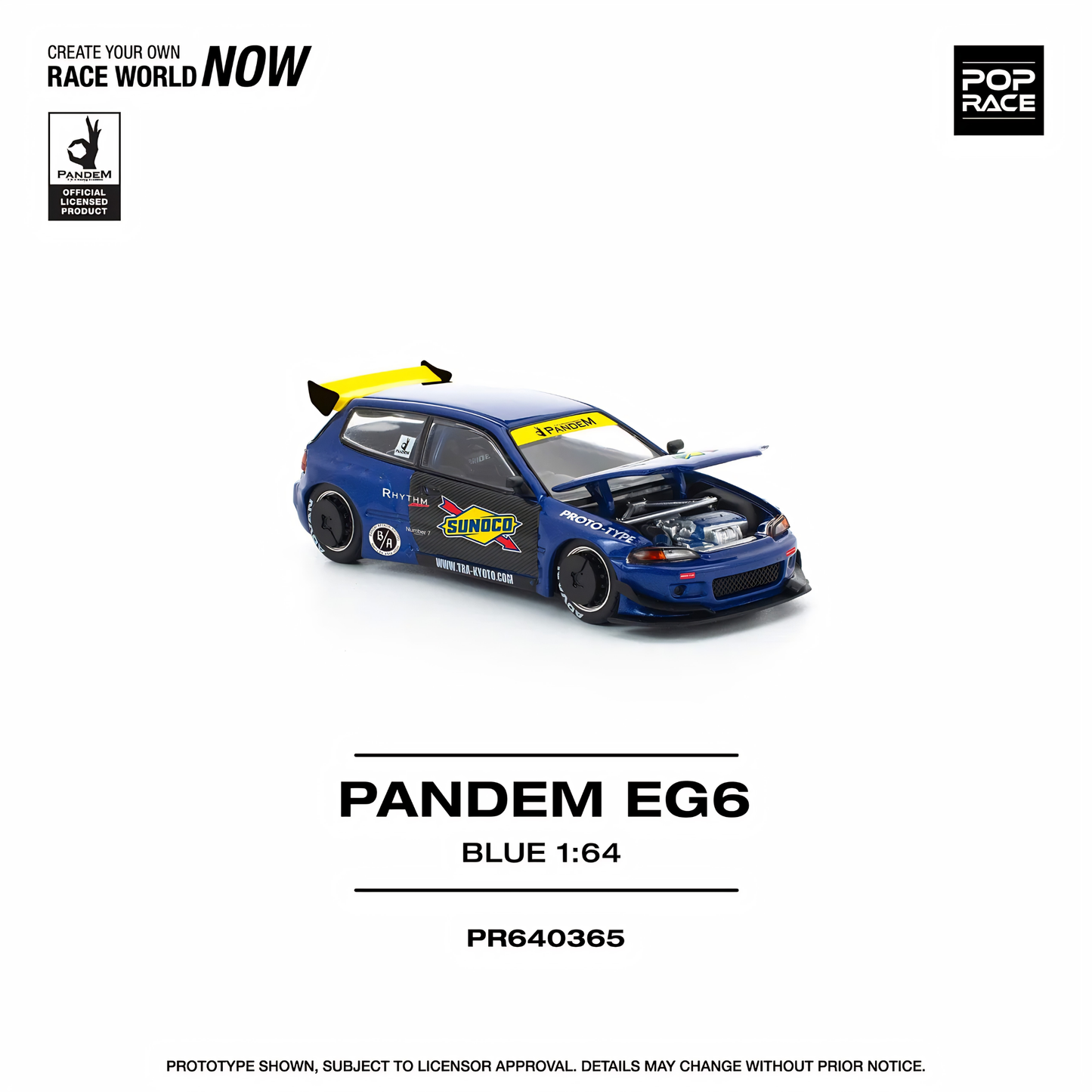 Pandem Civic EG6 Bue Black - (PRE ORDEN)