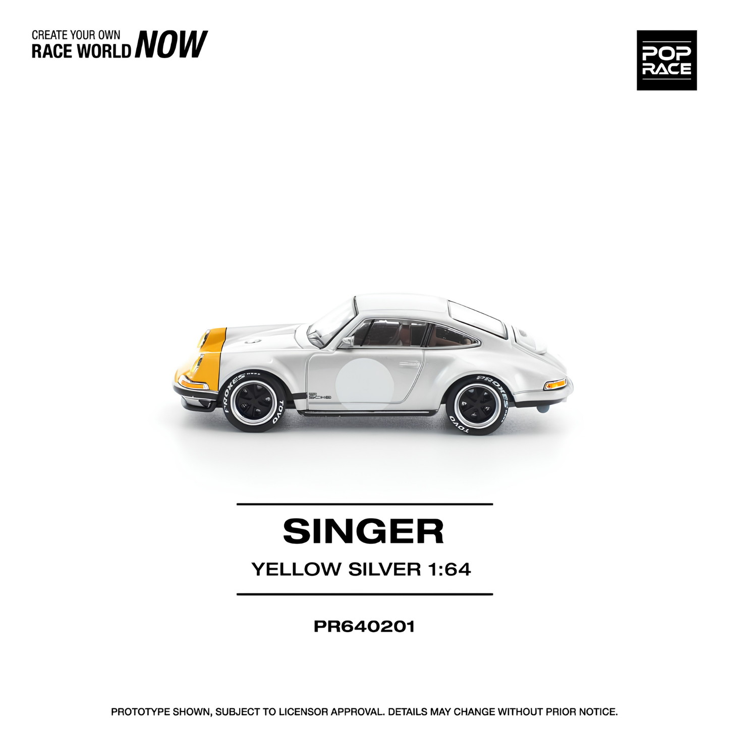 Singer 911 SCCS Homage Yellow Silver - (PRE ORDEN)