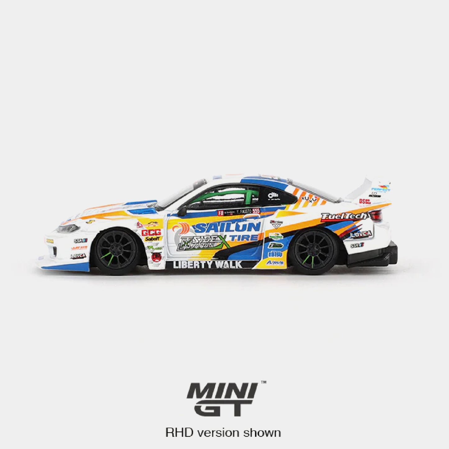 Nissan S15 Silvia Super Silhouette Liberty Walk - Mini GT