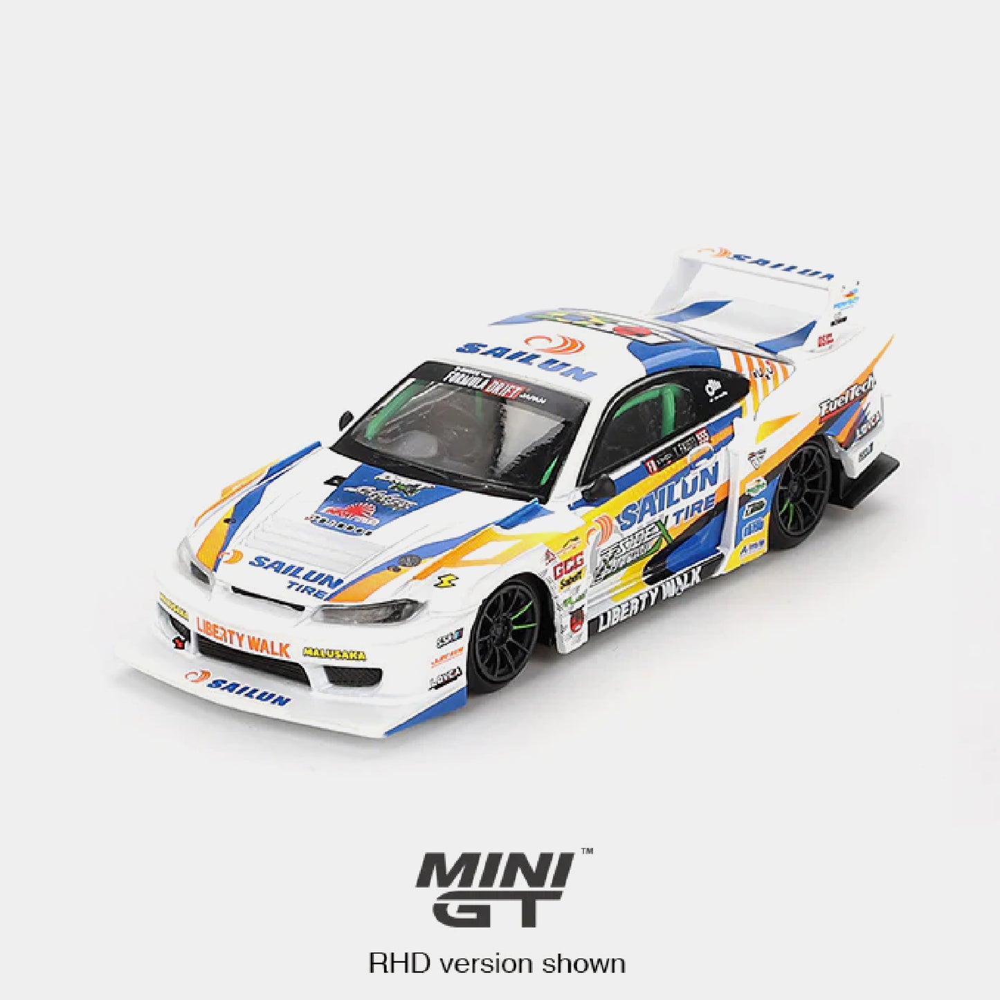 Nissan S15 Silvia Super Silhouette Liberty Walk - Mini GT