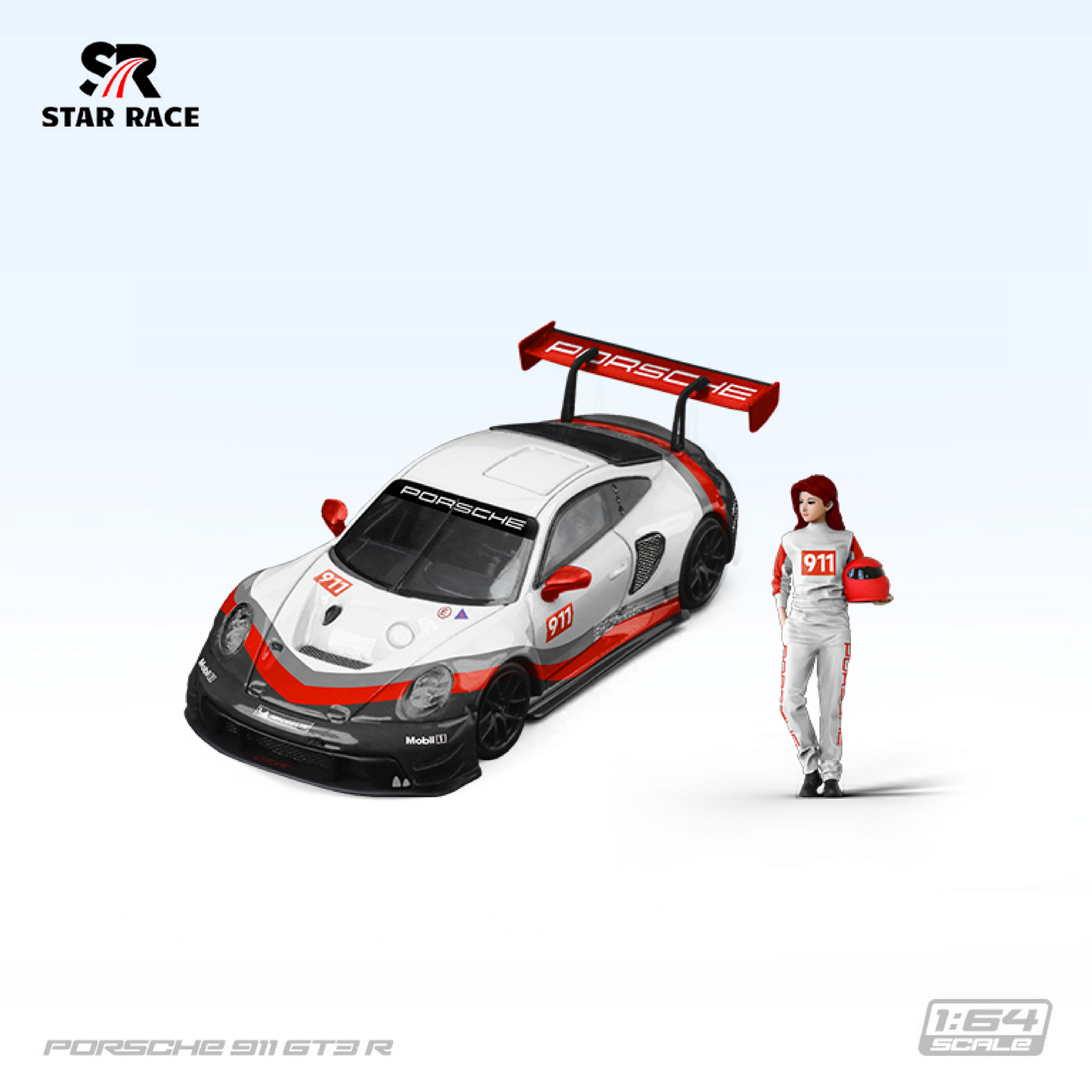 Porsche 911 GT3 Le Mans Red - Star Race (POR PEDIDO)