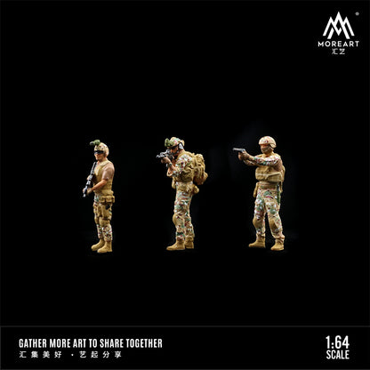Set de 3 Figuras Soldados  - MoreART (BAJO PEDIDO)