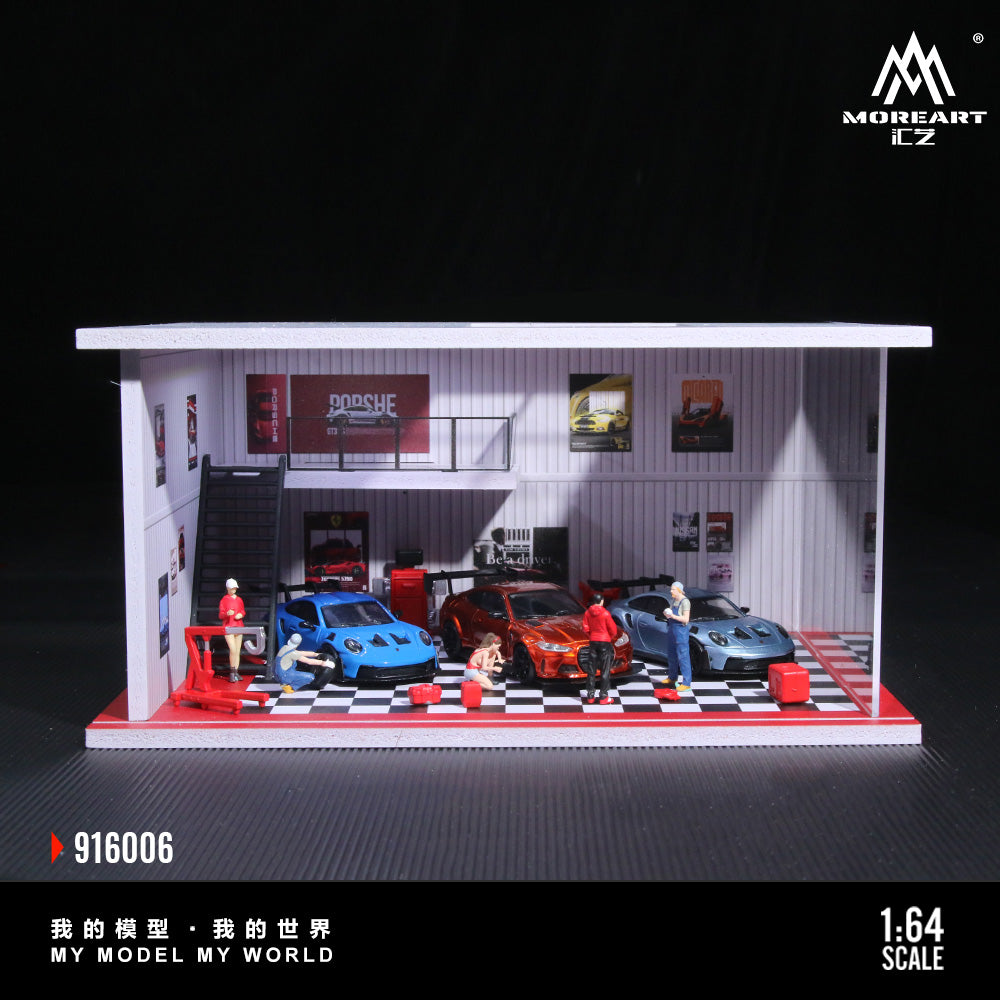 Mini Garage Diorama V3 - MoreART (BAJO PEDIDO)