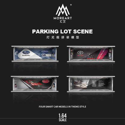 Parqueo Marcas de Coche Diorama - MoreART (BAJO PEDIDO)