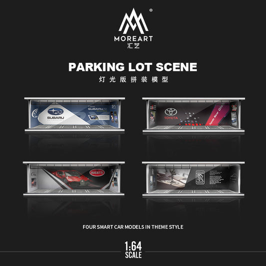 Parqueo Marcas de Coche Diorama - MoreART (BAJO PEDIDO)