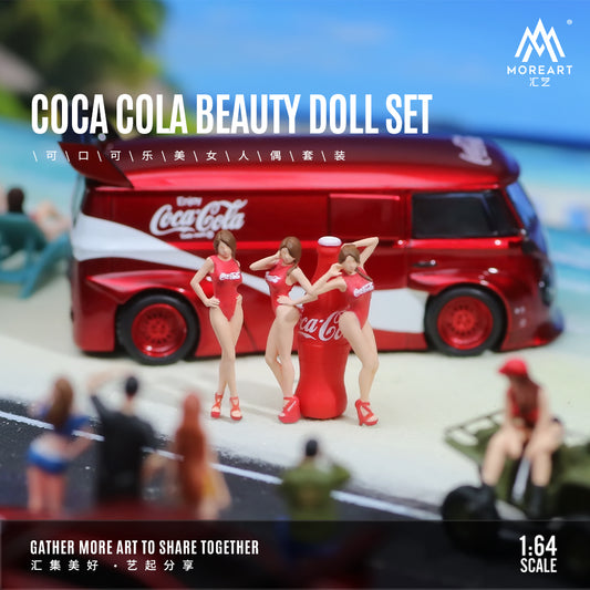 Set de 3 Figuras Coca Cola  - MoreART (BAJO PEDIDO)