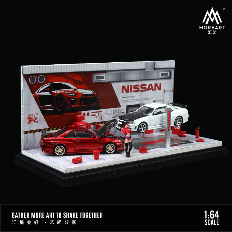 Taller Nissan Diorama - MoreART (BAJO PEDIDO)