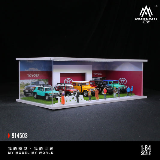 Concesionara TOYOTA Diorama - MoreART (BAJO PEDIDO)
