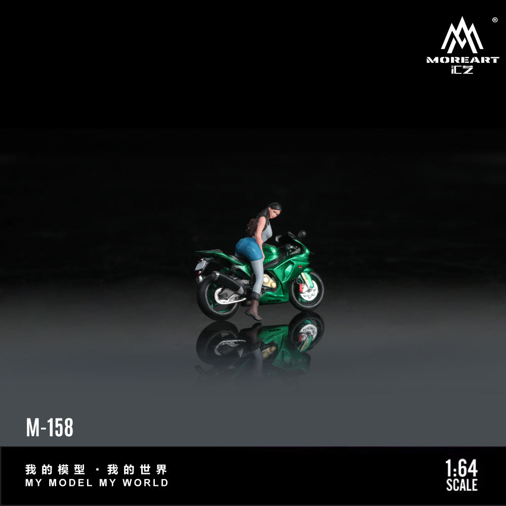 Moto Susuki Green Magic Figura - MoreART (BAJO PEDIDO)