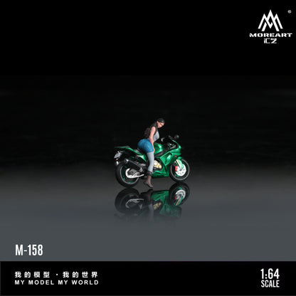 Moto Susuki Green Magic Figura - MoreART (BAJO PEDIDO)