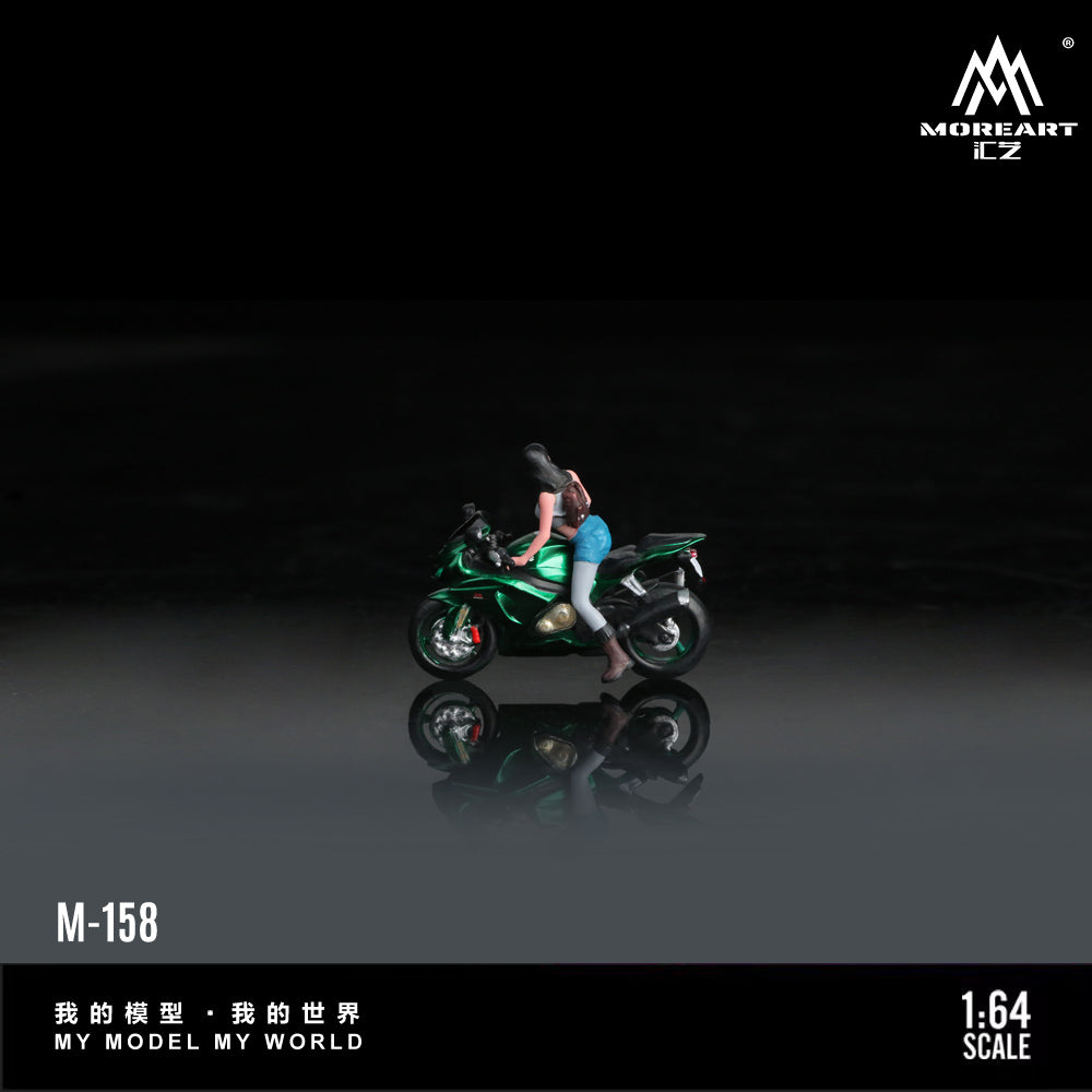 Moto Susuki Green Magic Figura - MoreART (BAJO PEDIDO)
