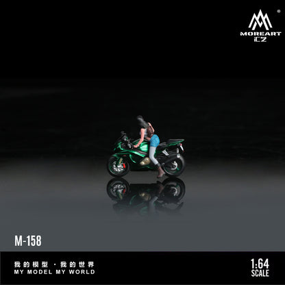 Moto Susuki Green Magic Figura - MoreART (BAJO PEDIDO)