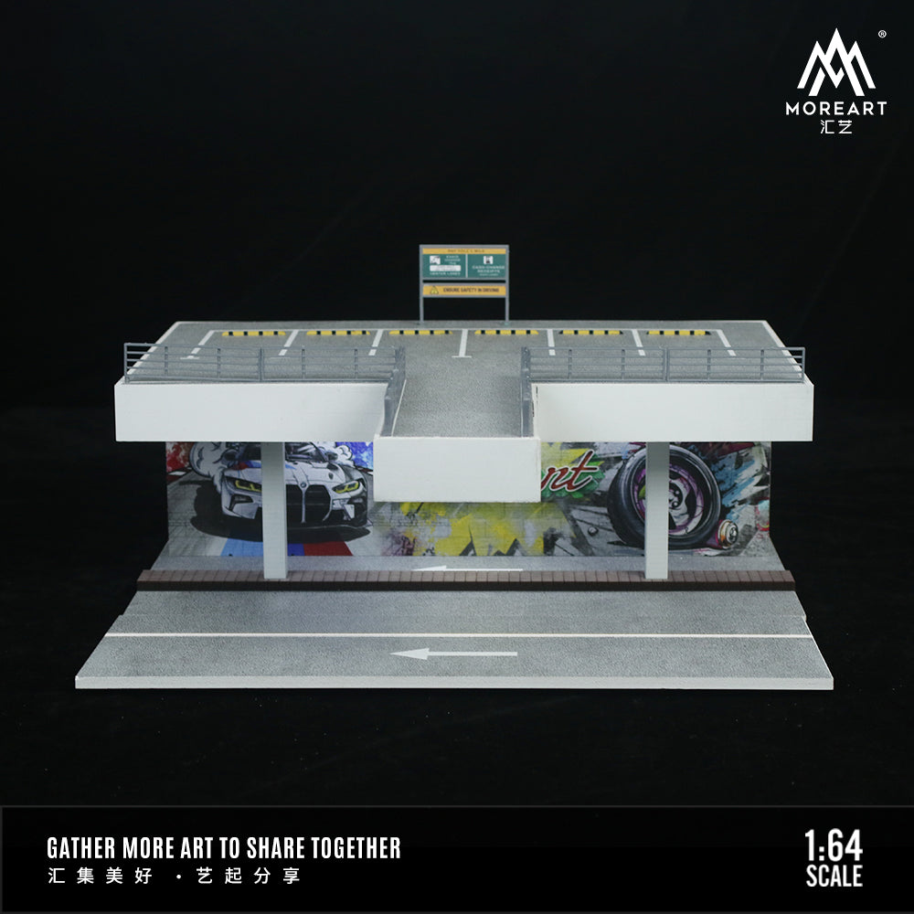 Parqueo 2 niveles con calle Diorama - MoreART (BAJO PEDIDO)