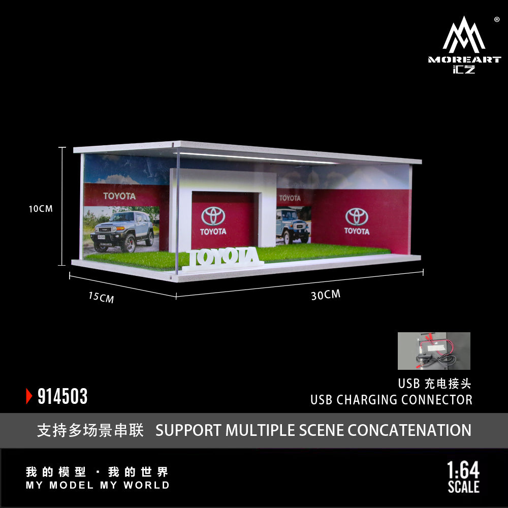 Concesionara TOYOTA Diorama - MoreART (BAJO PEDIDO)
