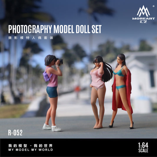 Set de 3 Figuras Photography Model - MoreART (BAJO PEDIDO)