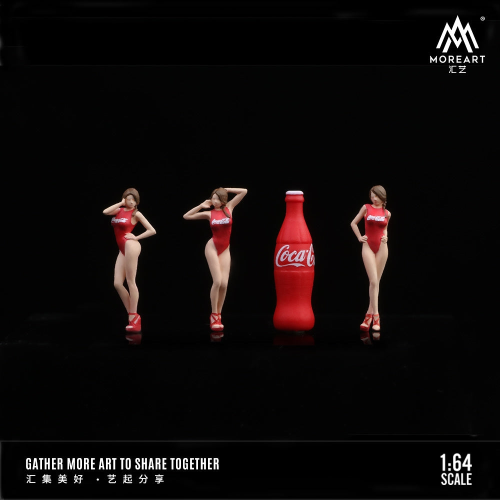 Set de 3 Figuras Coca Cola  - MoreART (BAJO PEDIDO)