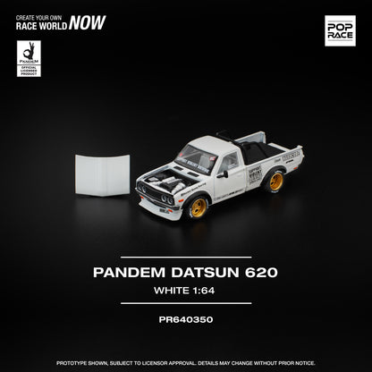 Datsun 620 White -Pop Race (PRE ORDEN)