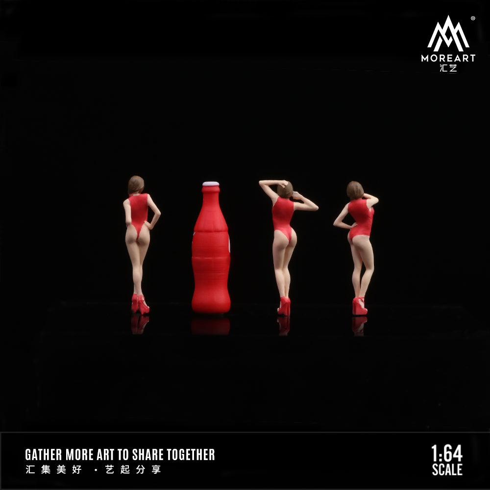 Set de 3 Figuras Coca Cola  - MoreART (BAJO PEDIDO)