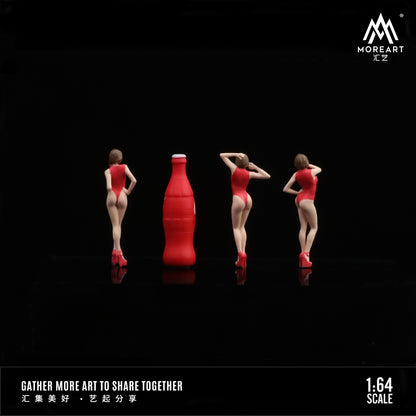 Set de 3 Figuras Coca Cola  - MoreART (BAJO PEDIDO)