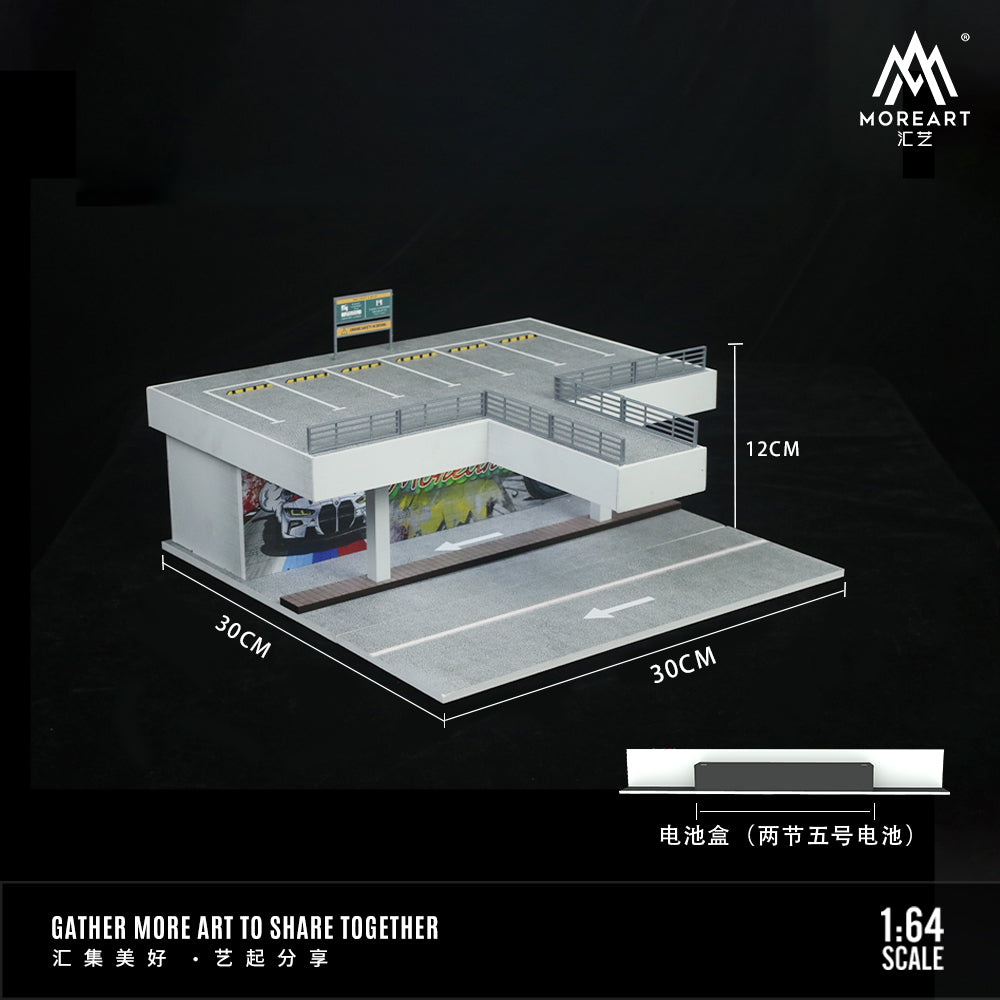 Parqueo 2 niveles con calle Diorama - MoreART (BAJO PEDIDO)