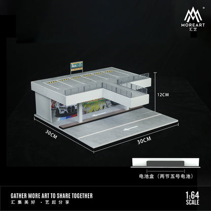 Parqueo 2 niveles con calle Diorama - MoreART (BAJO PEDIDO)