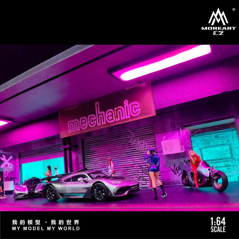 Cyberpunk Serie 2 Diorama - MoreART (BAJO PEDIDO)