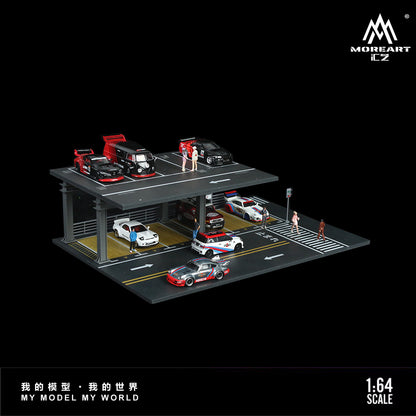 Calle Japonesa 2 Niveles Diorama- MoreART (BAJO PEDIDO)